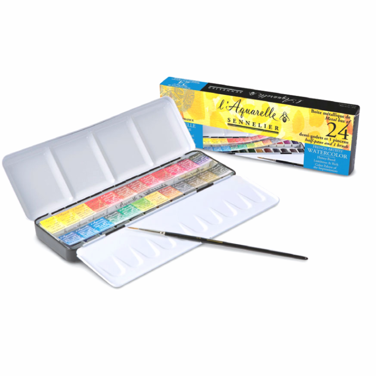 Cajas de acuarelas Sennelier