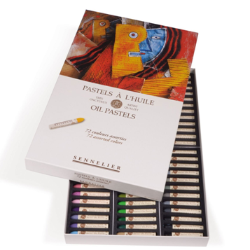 Cajas pasteles al óleo