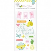 Citrus Bliss stickers pink paislee 370658