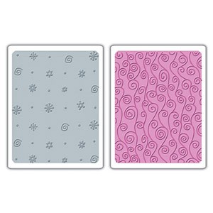 Texturas Sizzix Juego Puntos, Flores y Planta enroscada E656798