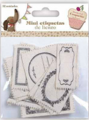 Candy & Coquette Mini etiquetas de Lienzo 11.003.07898.0
