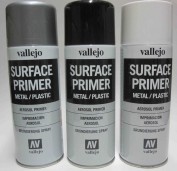 Imprimación Vallejo Spray 400 ml Negro Surface primer