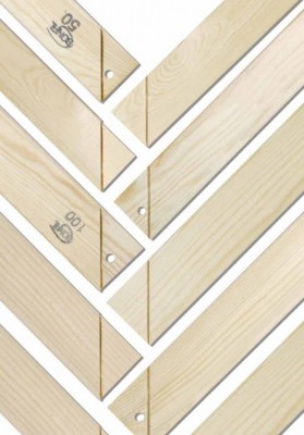 Listón de madera Europa Longitud 24cm