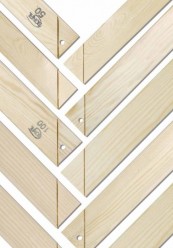 Listón de madera Europa Longitud 61cm