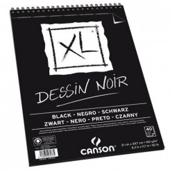 Canson Bloc A3 Negro 400040381
