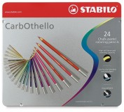 Lapices Pastel Stabilo Carbothello Caja 24 colores