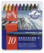 Ceras Acuarelables Neocolor II Caja 10 unidades