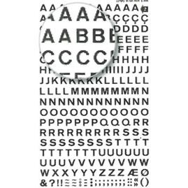 Letras transferibles Decadry nº2 Negras 2 HOJAS