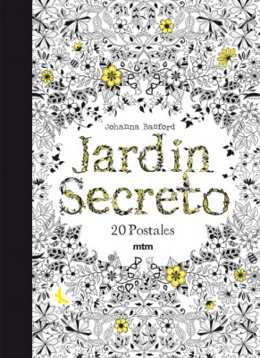 Libro Jardín Secreto 20 postales a5 (mtm ip)
