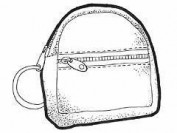 Monedero Mochila Textil 92652