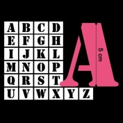 Alfabeto Stencil Toga LE17