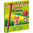 Alpino Trimax 12 lápices de colores Triangulares