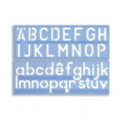 Plantilla letras Helix 50 mm