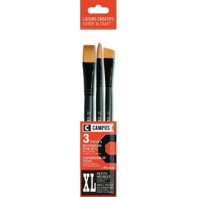 Set 3 pinceles para Manualidades Campus L