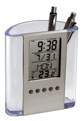 Cubilete con reloj,despertador y termómetro.Vi 2114