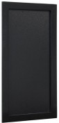 Pizarra con marco negro 20x40 WBW-BL-20-40