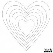Plantillas Corazones Artemio 18002068
