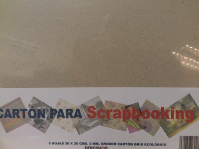Cartón Contracolado para Scrapbooking 30x30 cm 5 hojas