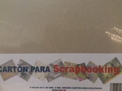 Cartón Contracolado para Scrapbooking 30x30 cm 5 hojas