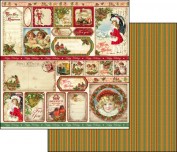 Papel Navidad Scrapbooking SBB306