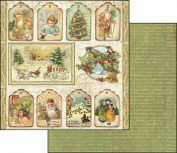 Papel Navidad Scrapbooking SBB308